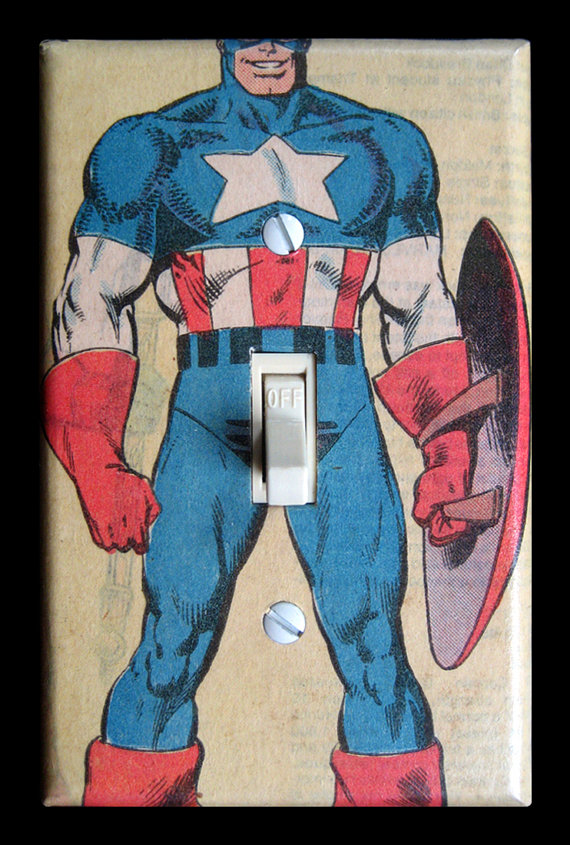 Captain America light switch