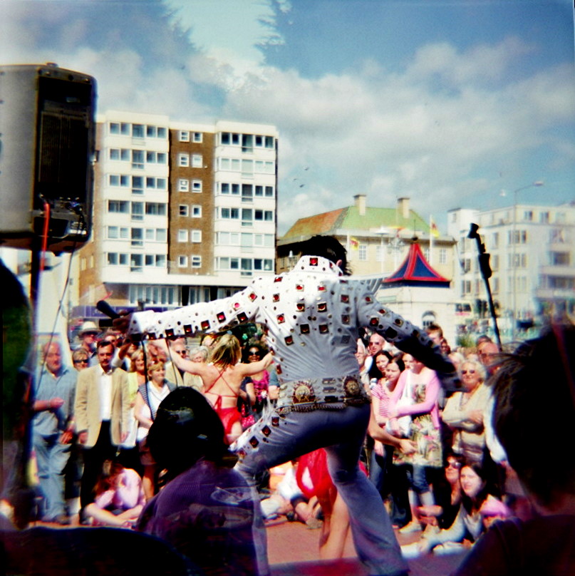 Elvis lives on Brighton beach